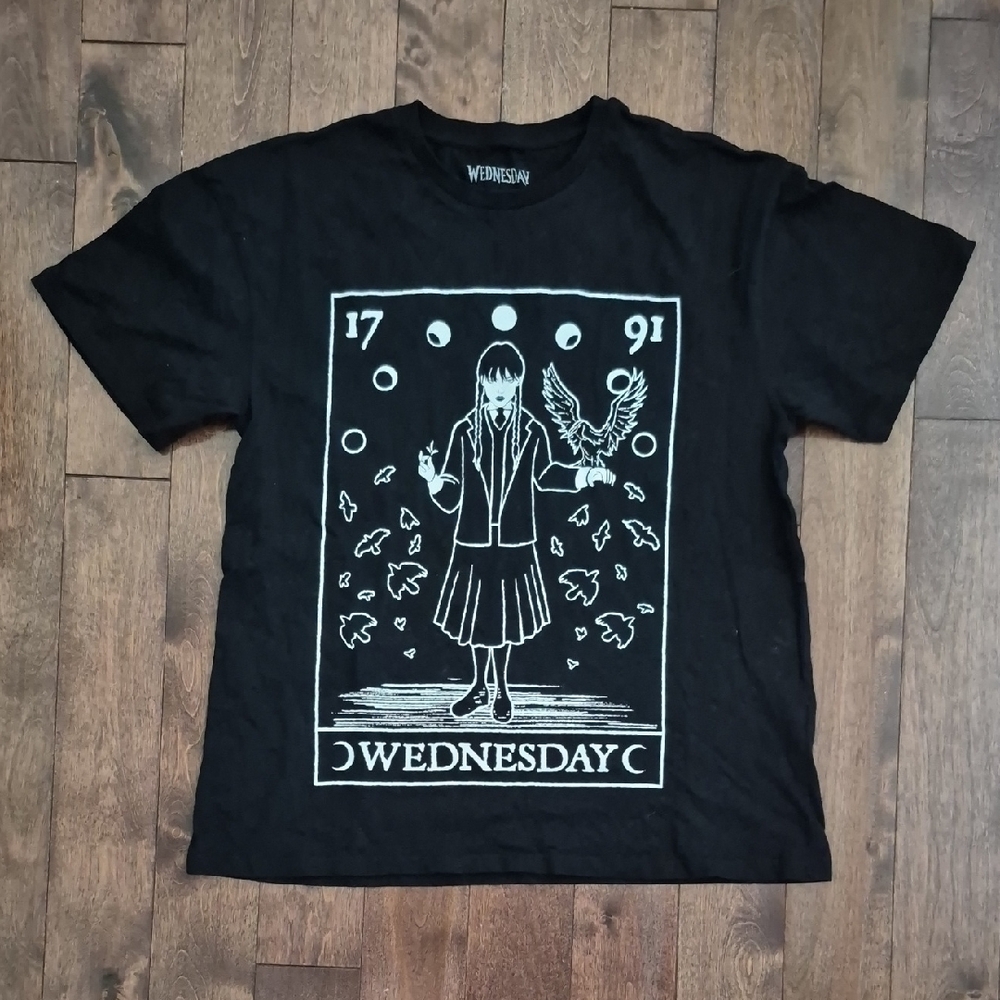 MAD Engine Black 'Wednesday' Graphic Tee